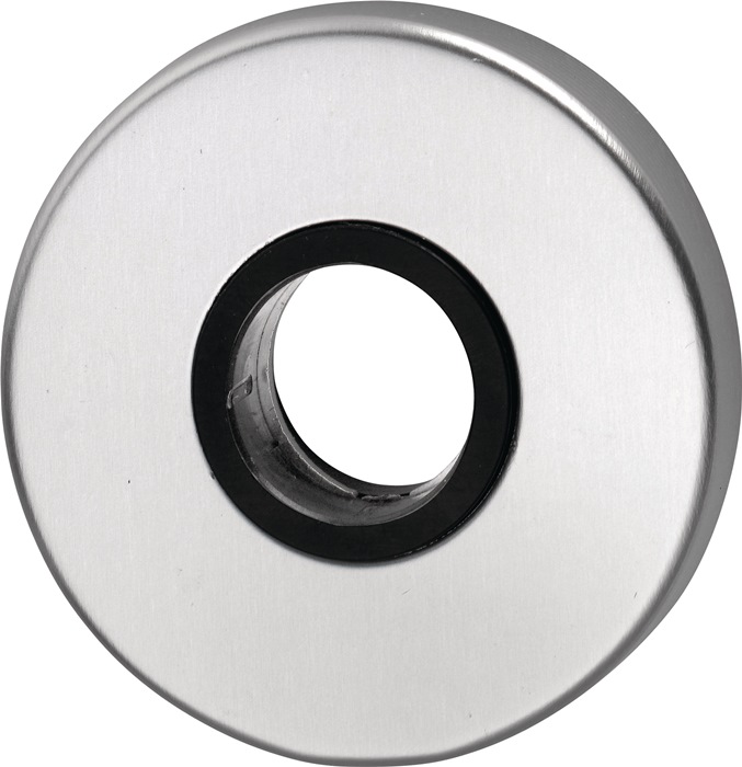 EDI Drückerrosette 051/1 Edelstahl EST Schildstärke 8 mm Drückerloch rund