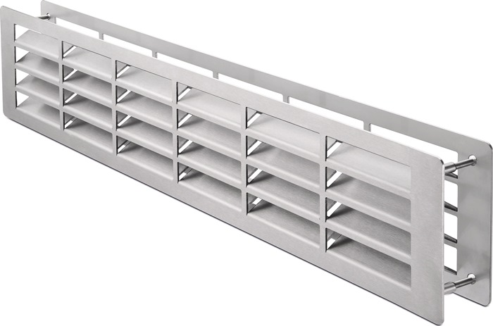 HOJU Badezimmerlüftung 9083 ER Länge 500 mm Breite 100 mm Edelstahl