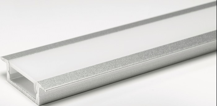 L&S LED Leuchtenprofil London London Nutmaß 18x6 mm Einbau Aluminium EV1