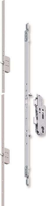 FUHR Renovierungs-Schloss-Set multisafe PZ 24/65/92/10 mm Flachstulp Riegel