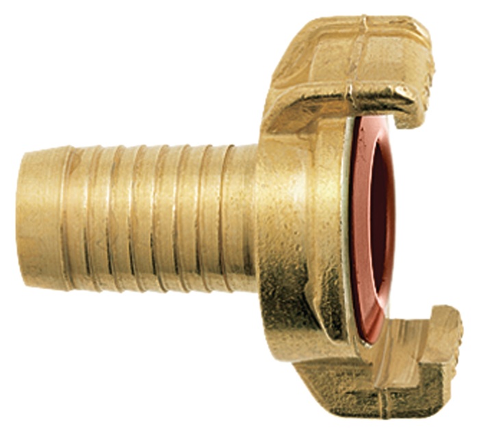 GEKA Schlauchstück plus K Messing Schlauchgröße 13 mm