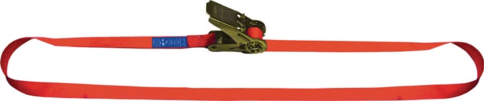 Dolezych Zurrgurt DIN EN 12195-2 Länge 4 m Breite 25 mm mit Ratsche LC U 1000 daN