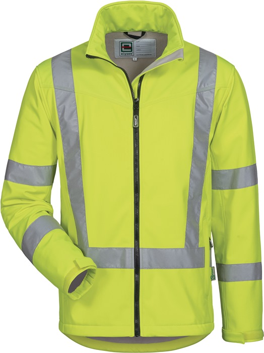 elysee Warnschutz-Softshelljacke Adhels Größe XXXL gelb