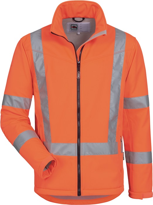 elysee Warnschutz-Softshelljacke Wilmer Größe XL orange