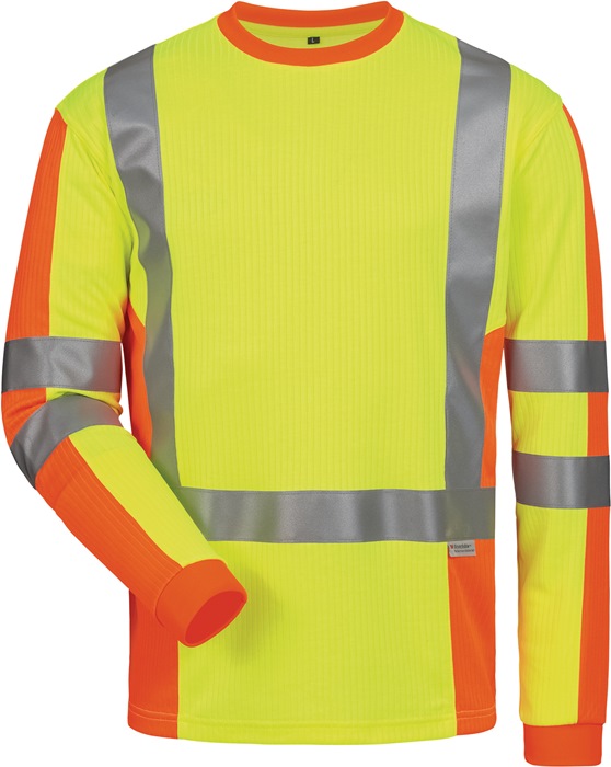 elysee UV-/ Warnschutz-Langarmshirt Drachten Größe XXL gelb/orange