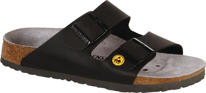 BIRKENSTOCK Sandale Arizona ESD Größe 43 W. Normal schwarz Obermaterial: Birko-Flor® EN 61340