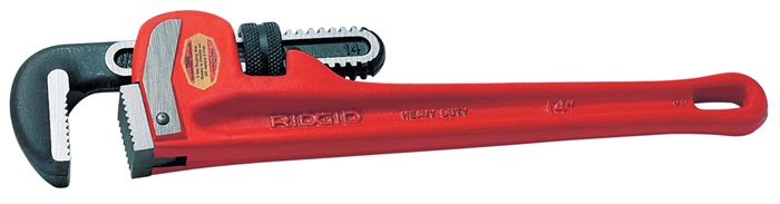 RIDGID Rohrzange Gesamtlänge 200 mm Spannweite 25 mm für Rohre 1 ″ Guss