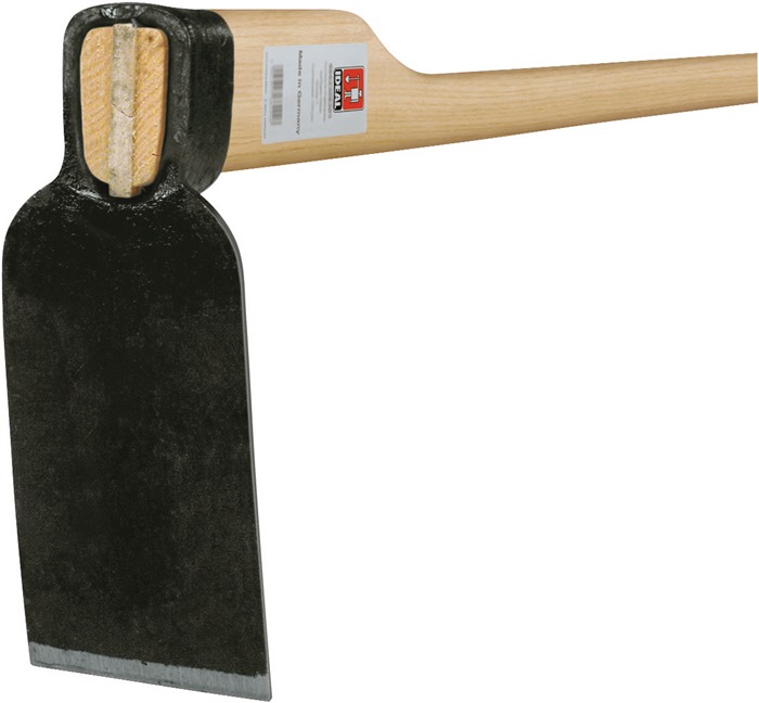 IDEAL Reuthacke Blattmaß 210 x 100 x 120 mm geschmiedet, mit Eschenstiel Gewicht 1500 g