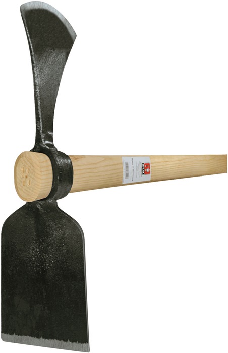 IDEAL Wiedehopfhacke geschmiedet, mit Eschenstiel Gewicht 1800 g