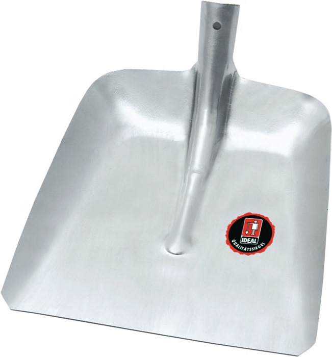 IDEAL Hallenser Randschaufel SILVER Größe 9 380 x 380 mm Stahlblech