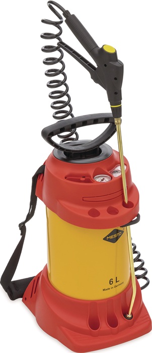 MESTO Hochdrucksprühgerät 3565P 6 l 6 bar Stahlbehälter polyesterbeschichtet 4,8 kg