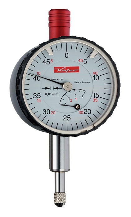 Käfer Kleinmessuhr KM 4T 3 mm Ablesung 0,01 mm ohne Stoßschutz