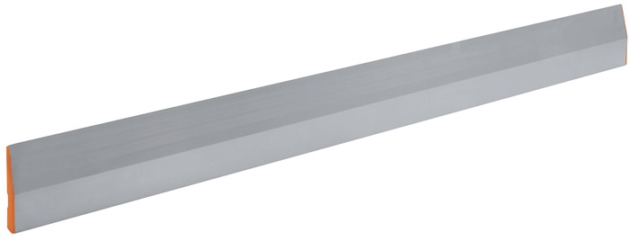 anrotec Trapezkartätsche Länge 1200 mm m. Daumenrille/Abschlusskappe Aluminium 1,1 mm