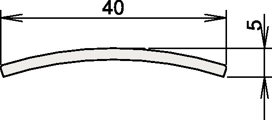 Athmer Niroschwelle 164 3-107 Länge 965 mm Edelstahl matt gebürstet