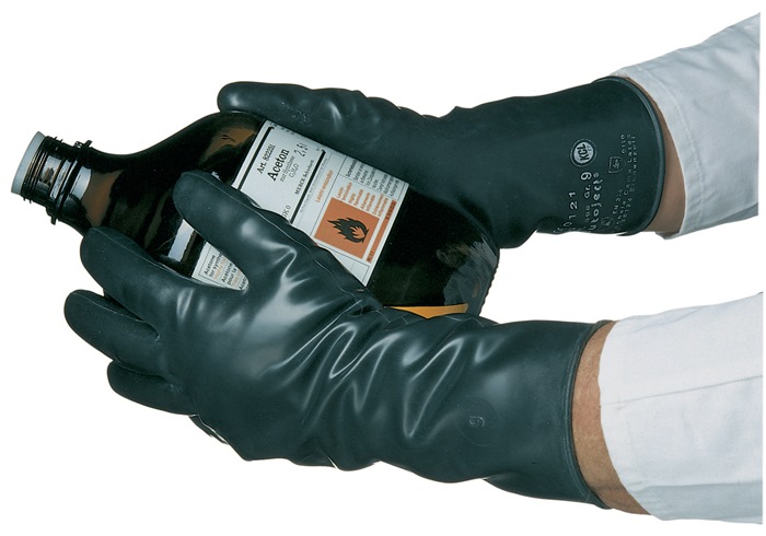 Honeywell Chemikalienhandschuhe Butoject 898 Größe 9 schwarz EN 388, EN 374 PSA-Kategorie III