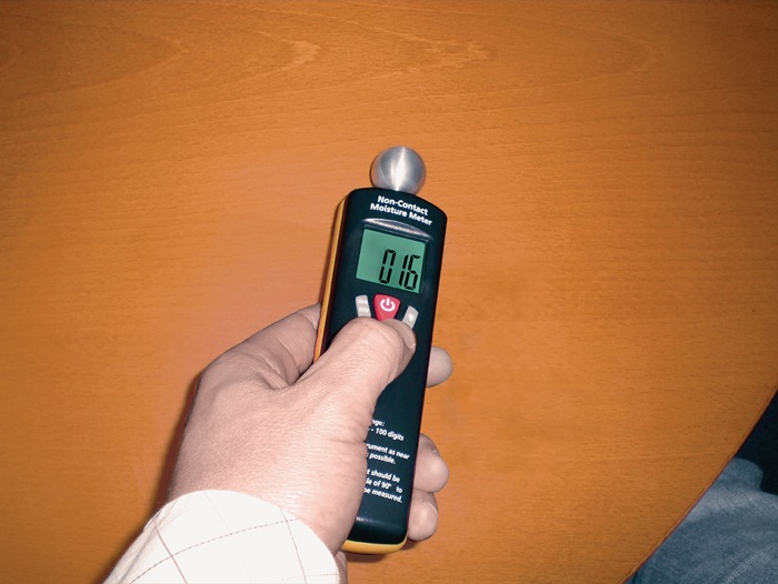 TFA Materialfeuchtemessgerät Messbereich 0 bis 100 digits H280xB45xT33mm für Holz und Baustoffe