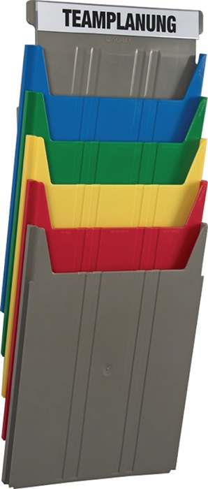 Eichner Wandsortierer FLAT Anbaumodul rot B240xT15xH302mm