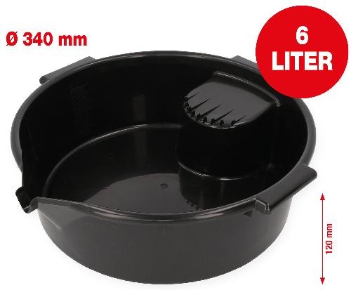 KS TOOLS Auffangwanne 6 Liter, Ø 340 mm