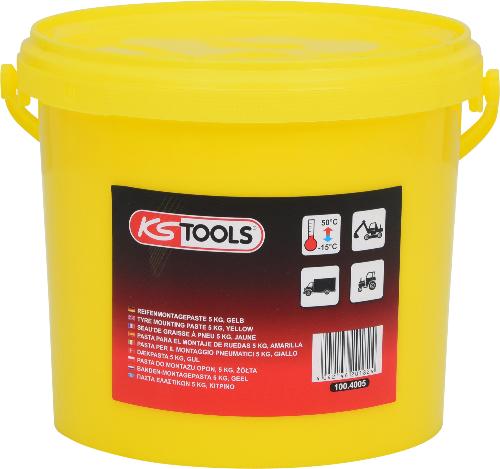 KS TOOLS Reifenmontagepaste 5 kg, gelb