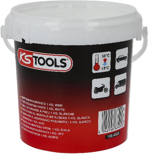 KS TOOLS Reifenmontagepaste 1 kg, weiß