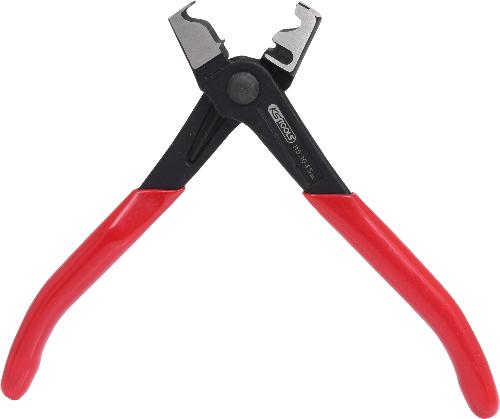 KS TOOLS Click-Schlauchschellenzange, geschmiedet, 180mm