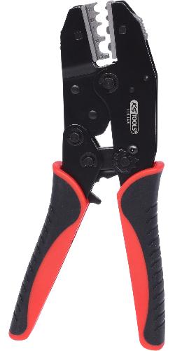 KS TOOLS Crimpzange für nicht isolierte Kabelschuhe, 220mm