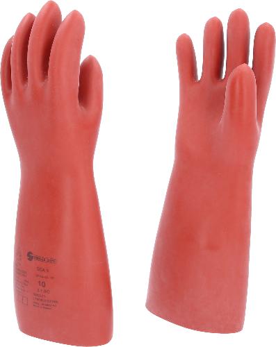 KS TOOLS Elektriker-Schutzhandschuh mit mechanischen und thermischen Schutz, Größe 10, Klasse 3, rot