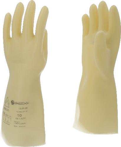 KS TOOLS Elektriker-Schutzhandschuh mit Schutzisolierung, Größe 10, Klasse 00, weiß