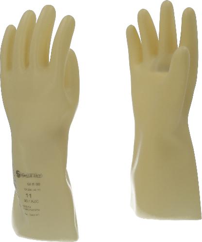 KS TOOLS Elektriker-Schutzhandschuh mit Schutzisolierung, Größe 11, Klasse 00, weiß