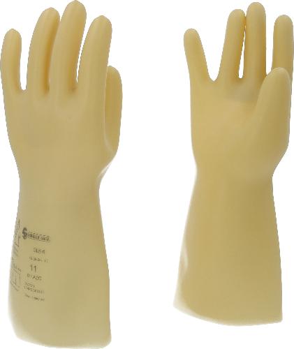 KS TOOLS Elektriker-Schutzhandschuh mit Schutzisolierung, Größe 11, Klasse 0, weiß