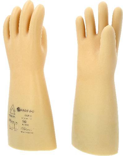 KS TOOLS Elektriker-Schutzhandschuh mit Schutzisolierung, Größe 10, Klasse 4, weiß