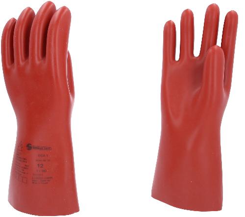 KS TOOLS Elektriker-Schutzhandschuh mit mechanischen und thermischen Schutz, Größe 12, Klasse 1, rot