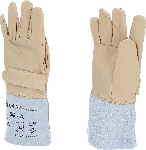 KS TOOLS Überzieh-Handschuh für Elektriker-Schutzhandschuh, Größe 7