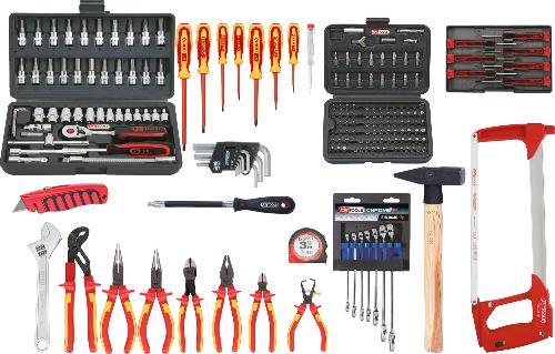 KS TOOLS Premium Max Elektriker-Werkzeugkoffer, 195-tlg