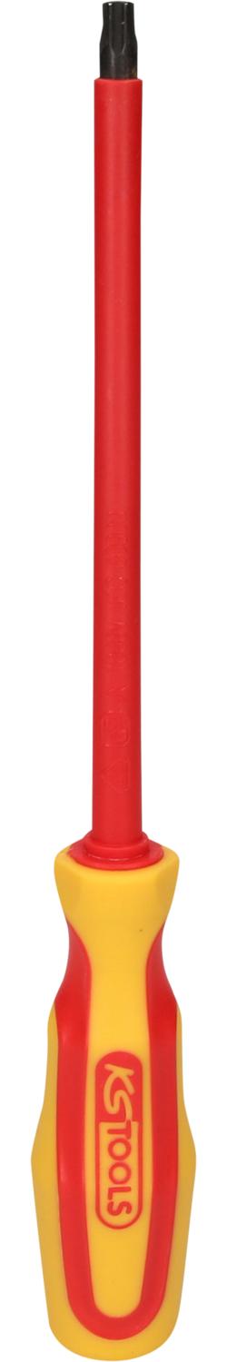 KS TOOLS Schraubendreher mit Schutzisolierung für Innen-Torx-Schrauben, T40