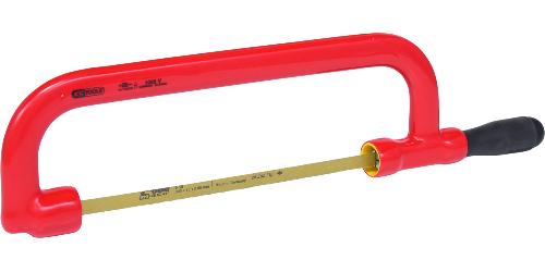 KS TOOLS Metallbügelsäge mit Schutzisolierung, schwere Ausführung