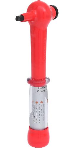 KS TOOLS 1/4" Mini Drehmomentschlüssel mit Schutzisolierung und Umschalt-Ratschenkopf, 5-25Nm