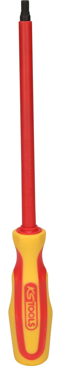 KS TOOLS Innensechskant-Schraubendreher mit Schutzisolierung, 6mm
