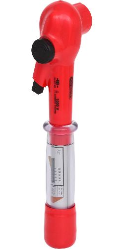 KS TOOLS 3/8" Drehmomentschlüssel mit Schutzisolierung und Umschalt-Ratschenkopf, 5-25Nm