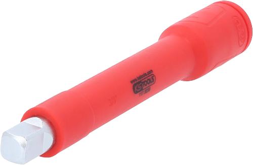 KS TOOLS 3/8" Verlängerung mit Schutzisolierung und Schraubenarretierung, 125mm