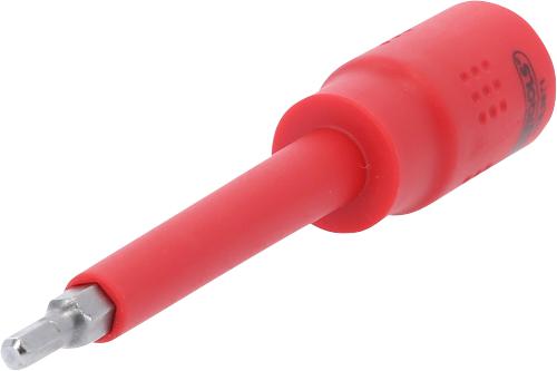 KS TOOLS 3/8" Isolierte Bit-Stecknuss Innensechskant, 4mm, 122mm lang