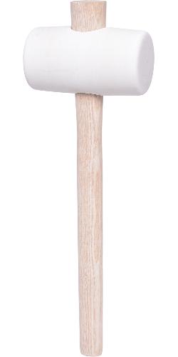 KS TOOLS Gummihammer weiss, 500g