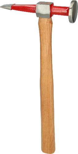 KS TOOLS Karosserie-Flachspitzhammer gerader Kopf, 325mm