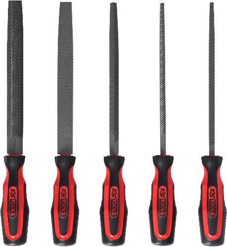 KS TOOLS Werkstattfeilen-Satz, 5-tlg