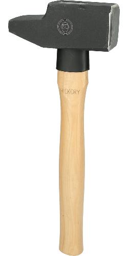 KS TOOLS Schlosserhammer, Hickory-Stiel, französische Form, 2000g