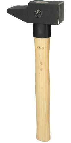 KS TOOLS Schlosserhammer, Hickory-Stiel, französische Form, 1000g