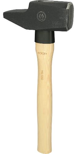KS TOOLS Schlosserhammer, Hickory-Stiel, französische Form, 2500g