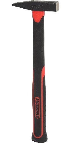 KS TOOLS Schlosserhammer mit Fiberglasstiel, 100g