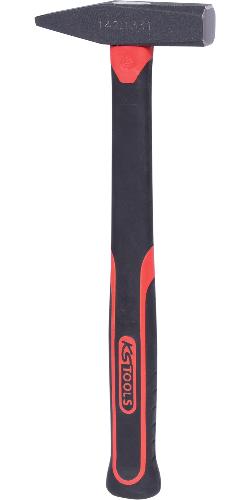 KS TOOLS Schlosserhammer mit Fiberglasstiel, 300g