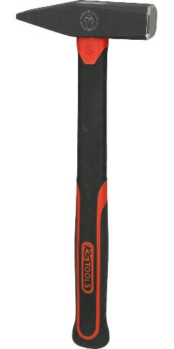 KS TOOLS Schlosserhammer mit Fiberglasstiel, 400g